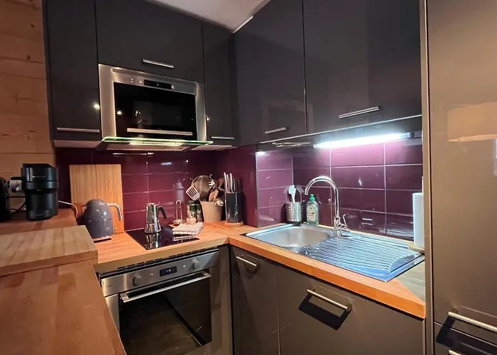 Apartment Le 41 Du Lyret - Type Pour Deux Avec Vue Sur Les Aiguilles Dans Centre Chamonix