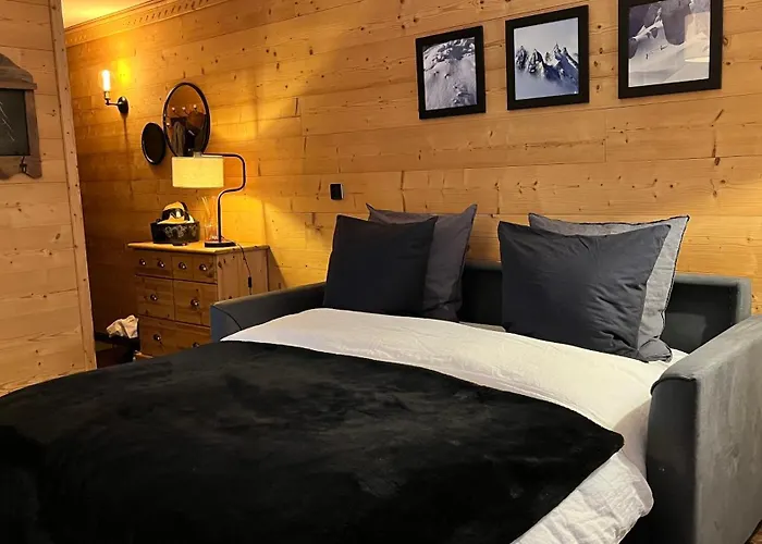 Le 41 Du Lyret - Type Pour Deux Avec Vue Sur Les Aiguilles Dans Centre * 霞慕尼