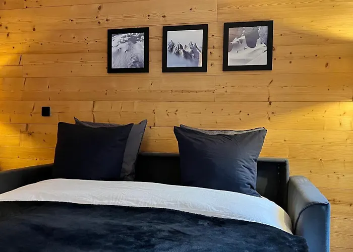 Apartman Le 41 Du Lyret - Type Pour Deux Avec Vue Sur Les Aiguilles Dans Centre Chamonix